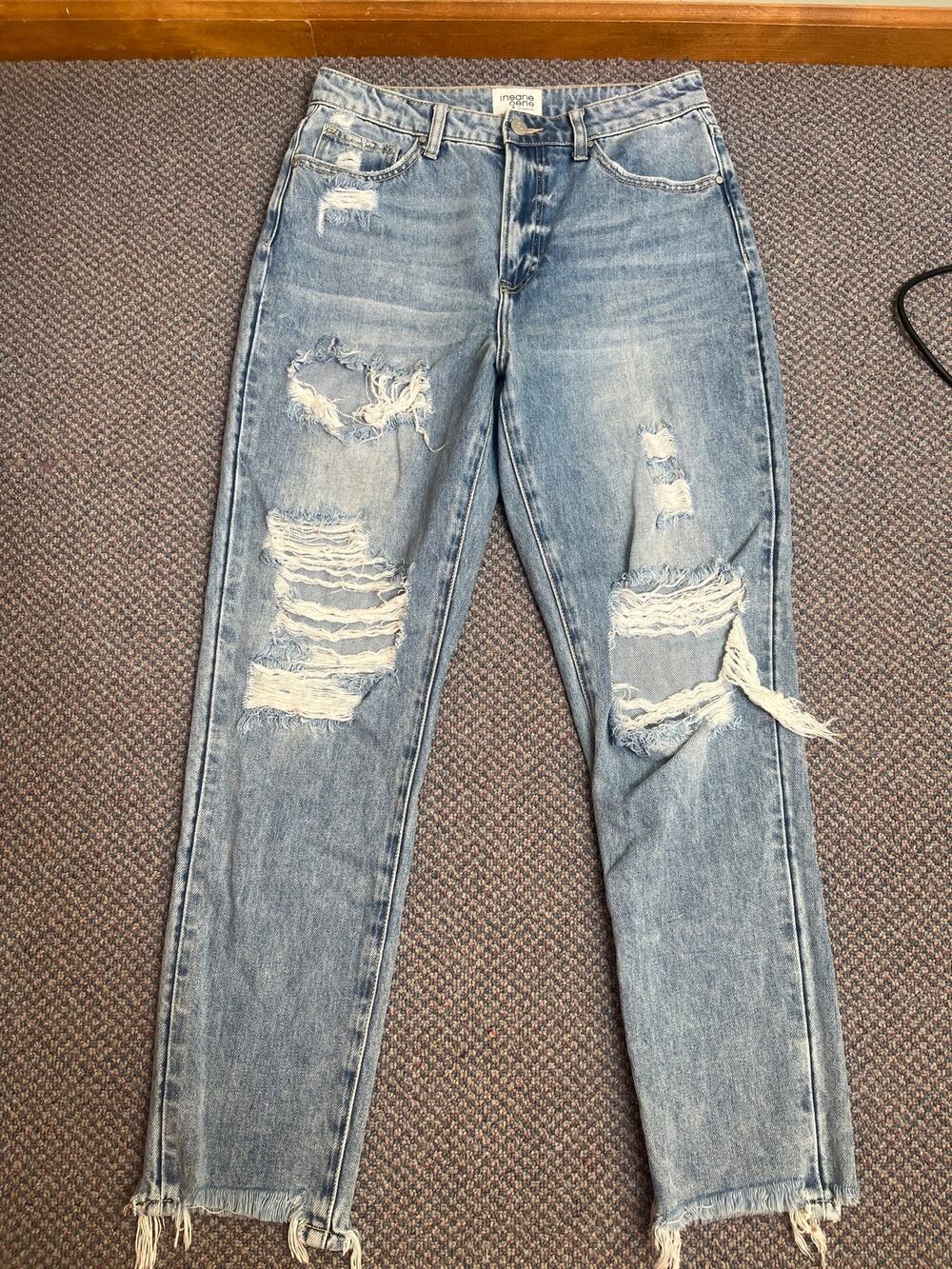 Insane Gene Distressed Ankle Jeans 27